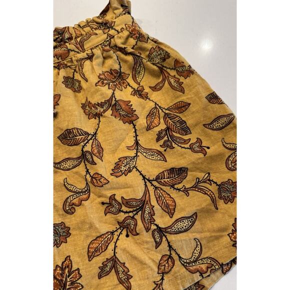 House Of Harlow 1960 Size Small Floral Print Linen Blend Shorts Boho Vacation - Picture 4 of 10